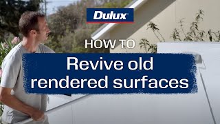 How to revive old rendered surfaces  Dulux Weathersheild Render Refresh [upl. by Assen]