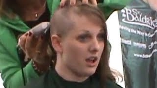 Exciting St Baldricks Headshave [upl. by Rosemary]