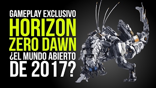 HORIZON ZERO DAWN  ¿El MUNDO ABIERTO de 2017  Gameplay EXCLUSIVO [upl. by Prowel]