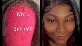 Revamping my old Synthetic wig [upl. by Kuehn]