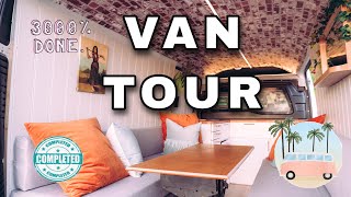 FRA VAREBIL TIL CAMPERVAN EP 6 VAN TOUR [upl. by Mcclish]