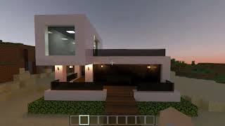 Minecraft Builds 1 The Modern Beach House [upl. by Arvie752]