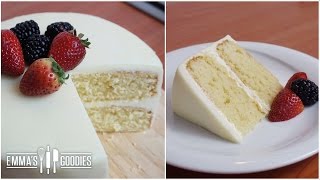 Moist Vanilla Cake Recipe [upl. by Gayler]