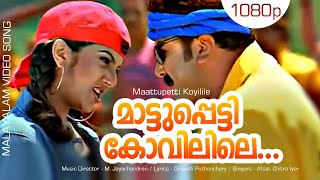 Mattupetti Kovilile  Malayalam Video Song  Mayilattam മയിലാട്ടം  Jayaram Rambha  Chithra Afzal [upl. by Nnyleuqaj]