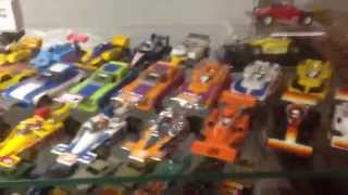 Vintage Aurora AFX Slot Car Collection some rare ones [upl. by Annam]