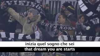 Juventus Theme Song  Storia Di Un Grande Amore  with Lyrics and Translation [upl. by Ardnael136]