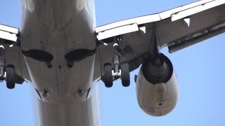 Whip crack sound from 737 wake turbulence [upl. by Anua]