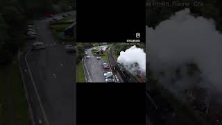 Pickering steam train to Whitby shot on Dji mini SE 2 djimini2 drone dji dronevideo [upl. by Zaremski827]