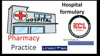 Hospital Formulary  Definition Advantage  Parts of Formulary L2 Unit2 Pharmacy Practice 7th sem [upl. by Tilney]