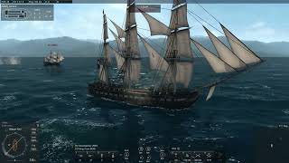 Naval Action  Heavy Frigate vs fleet of Frigates [upl. by Vail357]