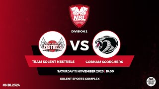 NBL2 Team Solent Kestrels v Cobham Scorchers  111123 [upl. by Boy]