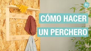 Cómo hacer un perchero de pared  Handfie DIY [upl. by Jary]