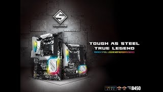 ASRock B450 Steel Legend Series Motherboards [upl. by Shandy145]