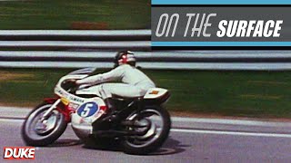 The 1972 Austrian Bike Grand Prix  Jarno Saarinen vs Giacomo Agostini [upl. by Roselle]