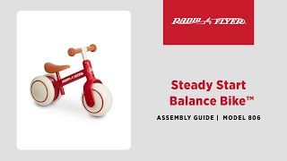 Steady Start Balance Bike Assembly Video  Radio Flyer [upl. by Haim]