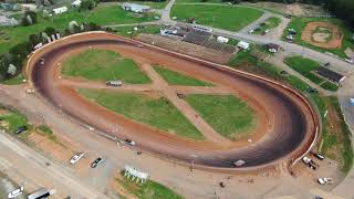 411 Motor Speedway Spring Practice Aerial Footage [upl. by Ettenan639]