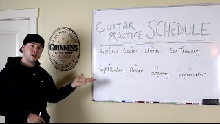 GUITAR PRACTICE SCHEDULE [upl. by Boyer]