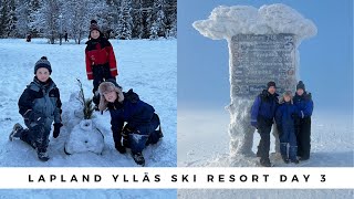 Lapland Day 3  Dec 2021  Snow Elf Hotel Snow Activities amp Yllas Ski Resort [upl. by Mag378]