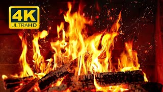 🔥 Cozy Fireplace 4K 12 HOURS Fireplace with Crackling Fire Sounds Fireplace Burning 4K [upl. by Matheny]