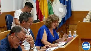 31072024  Pleno Ordinario del Ayuntamiento de Lebrija del mes de julio de 2024 [upl. by Acirat657]