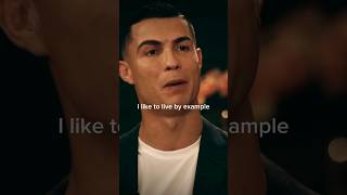 Ronaldo Prefer to live with examples not on advise cr7 cristianoronaldo motivation goat [upl. by Viola]