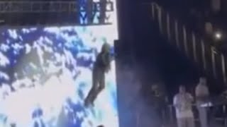 Davido Entrance from the sky at the 02 arena London 2024 [upl. by Roman]