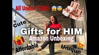 Best Gifts For Men  Top 14 Gift Ideas For Him  Under ₹1000  Valentine Day Ideas  Amazon Haul [upl. by Hatty]