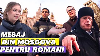 Ce zic RUSII despre ROMANI pe STRAZILE din MOSCOVA Asta ma SOCAT [upl. by Yetnom]