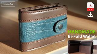 Making Bifold with nonstandard coin box  PDF Pattern 4mm [upl. by Ilyak]