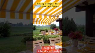 Top 10 awning sheds designssunssetter awnings awning frontdoorawnings [upl. by Hildagarde442]