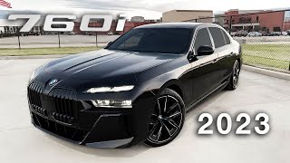 2023 BMW 760i G70 Walkaround Review  Exhaust Sound amp Launch Control [upl. by Eeniffar]