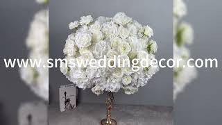 Hydrangea and Rose Centerpiece Display Video [upl. by Trainer]