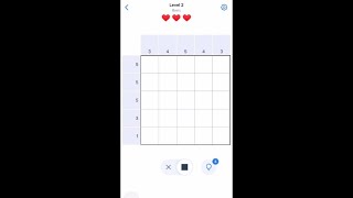 Nonogram Level 2  Gameplay playthrough [upl. by Kingsley597]