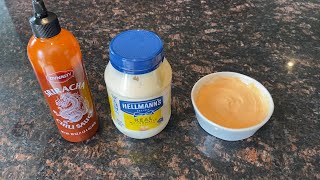 Sriracha Spicy Mayo Recipe [upl. by Ladnik]