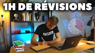 On RÉVISE 1H ensemble 👨🏼‍🎓  Study with me  révisions en temps réel  Gongbang [upl. by Selrahcnhoj916]