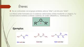 Grupos funcionales II ácidos carboxílicos ésteres y éteres [upl. by Nereus]