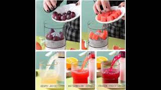 SLOW Blender Mini Juicer Portable Alat Peras Buah Otomatis Multifungsi shorts racunshopee [upl. by Ardnal429]