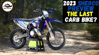 2023 Sherco Preview  The Last Carb Bike [upl. by Llemhar63]