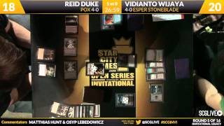 SCGINVI  Las Vegas  Round 5  Reid Duke vs Vidianto Wijaya [upl. by Inatirb]