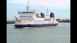 Les bateaux blancs de Seafrance [upl. by Nodnol]