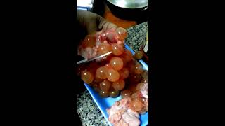 How to cook a fish eggs how to cook catfish egg how to cook spicy egg masala [upl. by Marou]