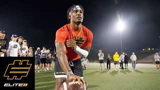 The Top High School QBs Compete in a TD Pass Competition  Elite 11 2022 [upl. by Gnahk]