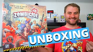 Zombicide 2nd Edition Board Game Unboxing [upl. by Enniotna]