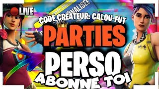 LIVE FORTNITE PARTIE PERSO  QUE DU FIGHT  VENEZ JOUER DUO SECTION [upl. by Sherborn]