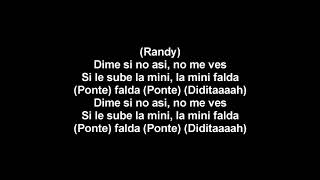 Voltio ft Jowell amp Randy  Pónmela Letra [upl. by Hut]