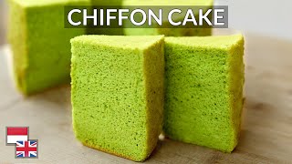 100 SUKSES LEMBUT Resep CHIFFON CAKE Pandan Gluten Free [upl. by Attenod995]