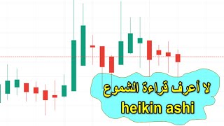 heikin Ashi لا أعرف قراءة الشموع اليابانية [upl. by Enined572]