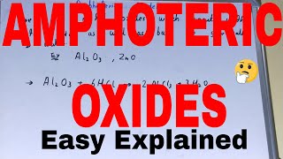 Amphoteric oxidesWhat are amphoteric oxides give examplesAmphoteric oxides examples list [upl. by Leahcam]