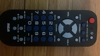 How to Program RCA Universal TV Remote control [upl. by Hephzipa460]