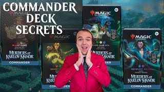 Sneak Preview Commander Deck Hints for Murders at Karlov Manor  Magic The Gathering MTG Preview [upl. by Suiratnod]